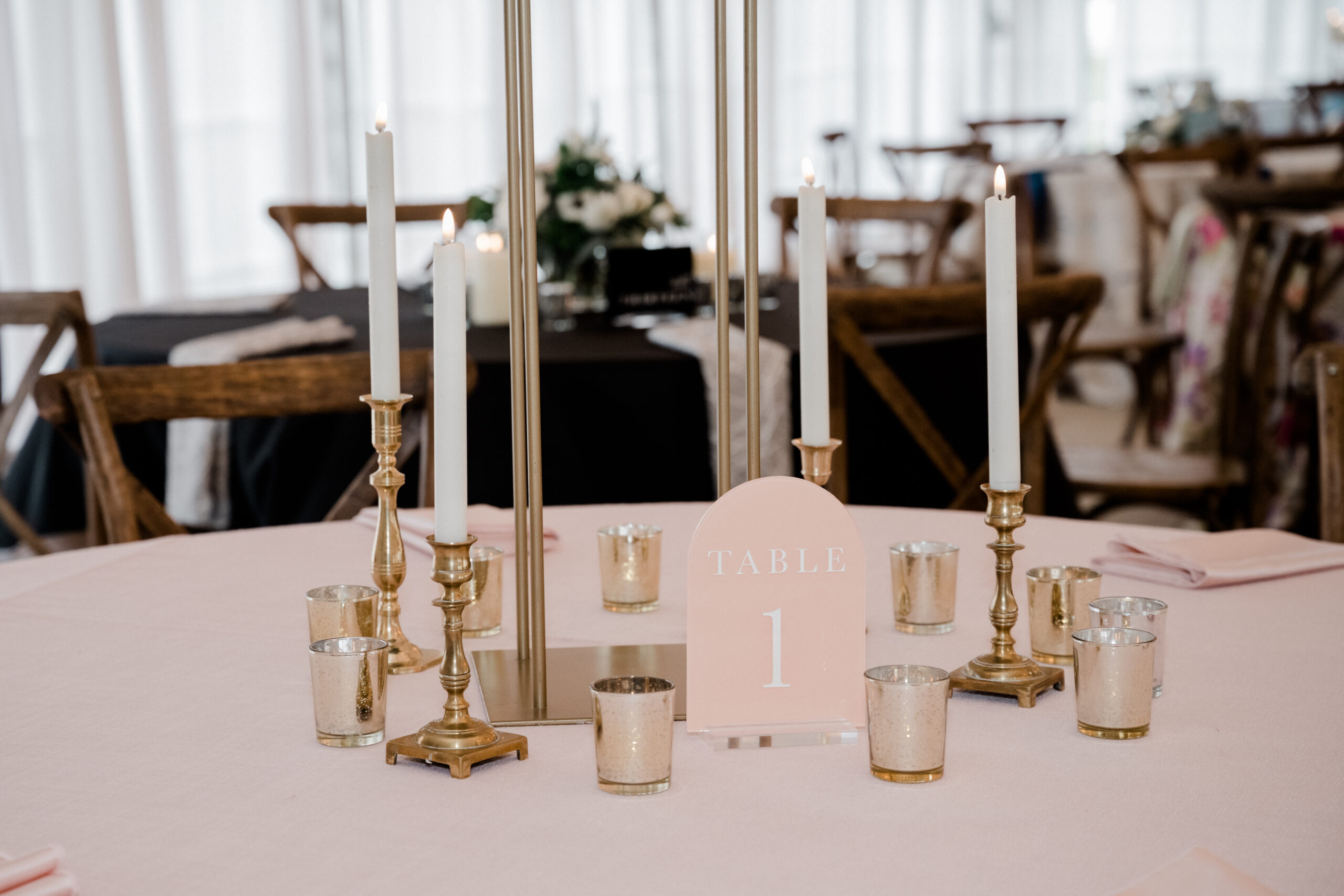 Candlesticks Package Gold Venue 5126