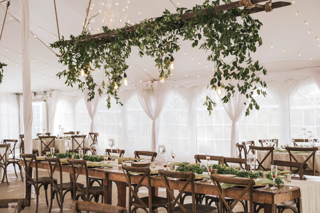 Wooden Farm Tables - Venue 5126