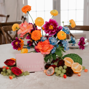 Table Numbers - Blush Acrylic Rectangle