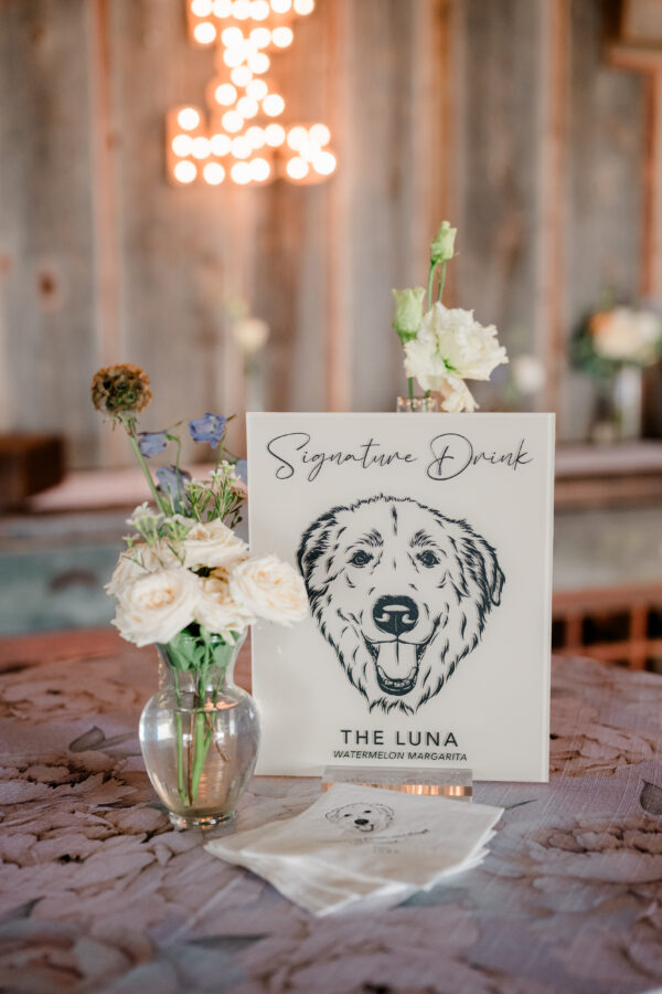 Custom Bar Sign - Pet Signature Drink