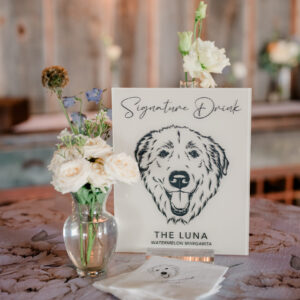 Custom Bar Sign - Pet Signature Drink