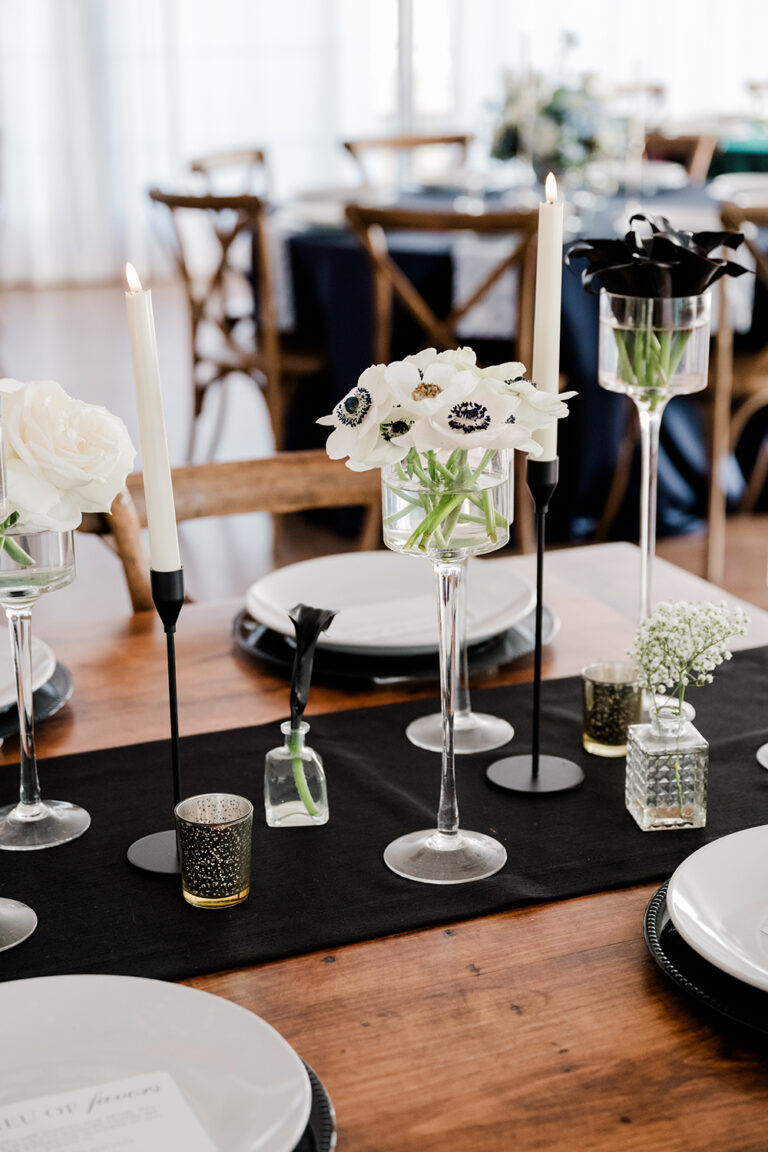 Stemmed Glass Floating Candle holders w/ candle (set of 3)