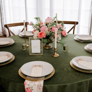 Charger - Glass Gold Rim