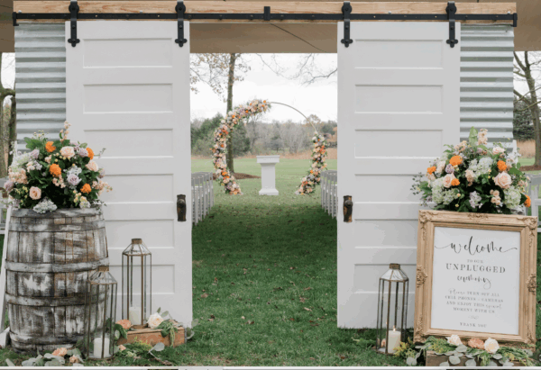 White Ceremony Doors - Image 2