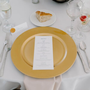 Charger - Gold Plastic