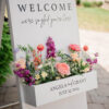 Entry Sign - Welcome Floral Box
