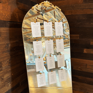 Gold Mirror Seating Chart