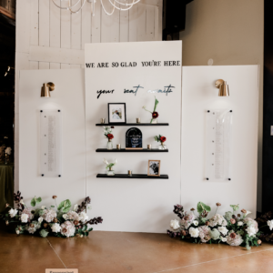 Black and White Display Seating Chart