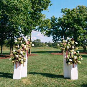White Pedestals