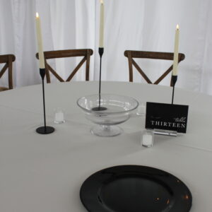 Alternative view of Classic Black & White Package - Guest Table