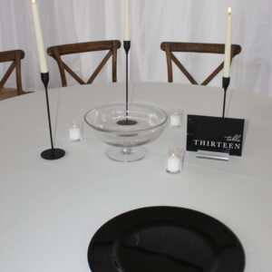 Classic Black & White Package - Guest Table