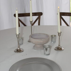 Porcelain Silver - Guest Table