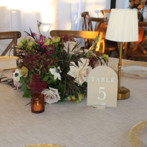 Alternative view of Modern Package - Guest Table
